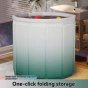 Resim 80Cm Katlanabilir Banyo Küveti Yetişkinler İçin Tam Vücut Banyo Küveti Yetişkinler İçin Ev Banyo Küveti Çocuklar İçin Yüzme Banyo Küveti Küvet Büyük Banyo Küveti 