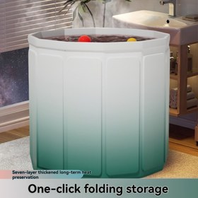 Resim 80Cm Katlanabilir Banyo Küveti Yetişkinler İçin Tam Vücut Banyo Küveti Yetişkinler İçin Ev Banyo Küveti Çocuklar İçin Yüzme Banyo Küveti Küvet Büyük Banyo Küveti 