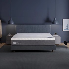 Resim Sleeptown Hybrid Paket Çift Kişilik Yaylı Visco Yatak 140x190 cm 