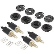 Resim Lasonstiges 16 Adet.hdı Araba Aksesuarları Motor Kapağı Kaput Flap Cıvata Kiti C4 C5 İçin Fit Kurulumu Kolay 