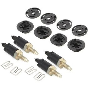 Resim Lasonstiges 16 Adet.hdı Araba Aksesuarları Motor Kapağı Kaput Flap Cıvata Kiti C4 C5 İçin Fit Kurulumu Kolay 