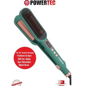 Resim Powertec TR-2820 Fırçalı Dalgalı Ionic Saç Düzleştirici 