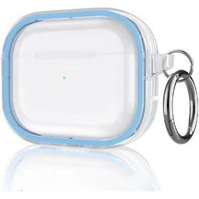 Resim Mepa Airpods Pro 2 2.nesil Shiny Şeffaf Kılıf - Sierra Blue Najmaddin 