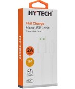 Resim Hytech Hy-X83 1M 2A Micro Usb Beyaz Şarj Kablosu (528197715) 