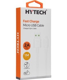 Resim Hytech Hy-X83 1M 2A Micro Usb Beyaz Şarj Kablosu (528197715) 