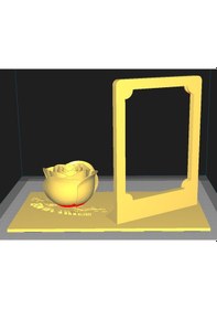 Resim Opencart Sevgililer Gününe Özel Çiçekli Fotoğraf Çerçevesi Sadece Plastik Aparattır 