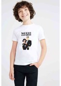 Resim Samurai Jack Baskılı Unisex Çocuk Beyaz T-Shirt (534787338) 