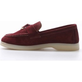 Resim Hakiki Deri Kadın Casual Ayakkabı 733za021 Süet Çok Renkli 