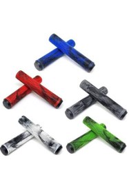 Resim KENZE MTB BMX SİLİKON GRİ-SİYAH ÇİFT RENK ELCİK 165mm 