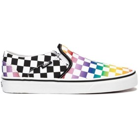 Resim Vans Kadın Siyah Beyaz Wm Asher Vn0a45jm3rl1 