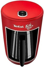 Resim Tefal Köpüklüm 4 Fincan Kapasiteli 735 Watt Türk Kahve Makinesi - Kırmızı 