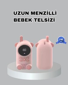 Resim Şarjlı Bebek Telsizi Uzun Mesafe 22 Kanal Lcd Ekran Vox Modu 400 Mah - 