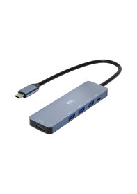 Resim DM CHB058 Type-C to 4K HDMI 3*USB 3.0 PD Hub Dönüştürücü 