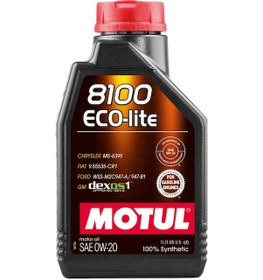 Resim Motul 8100 Eco-Lite 0W-20 Motor Yağı 1 L 
