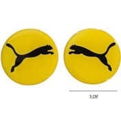 Resim Damla Sticker 2 Li 5x5cm Puma/sarı Damla Silikon Etiket 