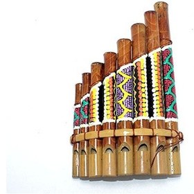Resim Larimar Bambu Batikli Pan Flüt - 9098175568228lmr 