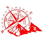 Resim Kırmızı-40 Cm X 30 Cm-jp Dış Dekorasyon Kalıp Kesim Çıkartmaları Çeşitli Boyutlarda Pusula Rüzgar Gülü Su Geçirmez Ar 