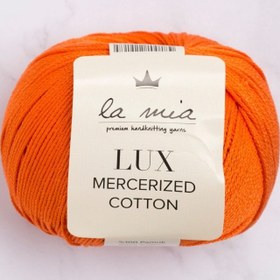 Resim La Mia Lux Mercerized Cotton Turuncu El Örgü İpi - 194 - 33755 