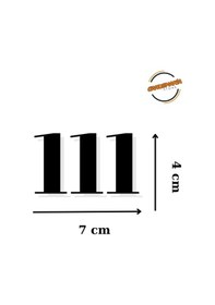 Resim Manifest Melek Sayıları 111 Ayna Etiket Sticker 