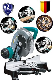 Resim Lieber German Maxstar Serii 1100 Watt Bakır Sargılı 255 Mm 90° Açılı Gönye Ahşap Kesme Makinesi 