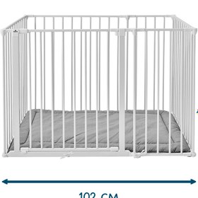 Resim BabyDan Olaf Bebek Oyun Parkı Beyaz - Beyaz 