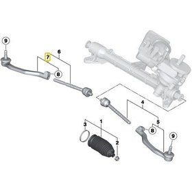 Resim Mini Uyumlu R55 R56 R57 R58 Ve R59 Frow Sağ Rot Başı 32106778438 