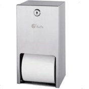 Resim Omnipazar Xinda GS210W 2'li Wc Kağıt Dispenseri Paslanmaz Çelik 