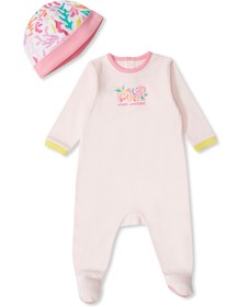 Resim Pembe Unisex Bebek 2li Pijama Seti 