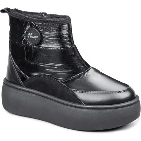 Resim Jump 60129 Suya Dayanıklı Kaydırmaz Taban Siyah Kadın Kar Botu 
