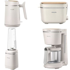 Resim Philips Çeyiz Seti Hd2640 Ekmek Kızartma Hd5120 Filtre Kahve Hd9365 Su Isıtıcı Kettle Hr2500 Blender 