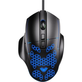 Resim F812 7200DPI Rgb 7 Tuşlu Makro Optik Gaming Oyuncu Mouse 