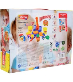 Resim MCM Group ERN-538 Heroes Hamburger Oyun Hamuru Seti 