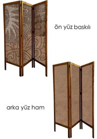 Resim Modacanvas Masif Ahşap Paravan 