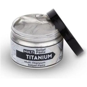 Resim Rich Multi Titanium Rölyef Pasta Antik Gümüş 150 Cc 