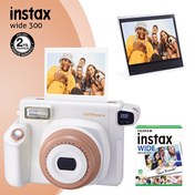 Resim Fujifilm Instax Wide 300 Siyah Fotoğraf Makinesi - 10'lu Film ve Wide Pleksi Çerçeve Fujifilm