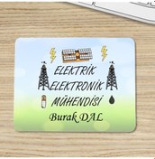 Resim Elektrik Elektronik Mühendisine Özel Isimli Mouse Pad 