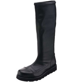 Resim 41-42-43-44 Numaralarda Nr2029 Siyah Dalgıç Kumaş Rahat Kalıp Büyük Numara Kadın Çizme Siyah 