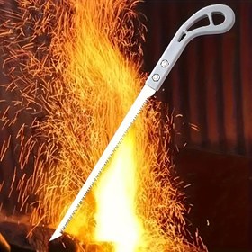 Resim [Açık Hava Maceraları] Kompakt El Tipi Tavuk Testeresi - Taşınabilir Mini Bahçe Testeresi, Dişli Kenar, Dayanıklı Metal ve Plastik, Kamp ve Ahşap Kesme için İdeal, Açık Hava Kesme Aracı|Ergonomik Sap|Dayanıklı Metal Bıçak 