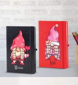 Resim Bk Gift Kişiye Özel Sevgili Temalı 2’li Defter Seti, Sevgiliye Hediye, Sevgililer Günü Hediyesi 