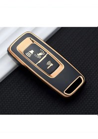Resim Autohan Keys Honda Pcx 2021-2025 Yılı Uyumlu Yeni Model Siyah Altın Anahtar Kumanda Koruma Kılıfı 