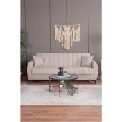 Resim Kilim Mobilya Linda Üç Kişilik Kanepe Yüksek Ayaklı 
