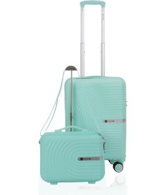 Resim Mçs Polipropilen 2li Valiz Seti Kabin & Makyaj V374 S21yy1000134-set 00190 Mint Yeşili 