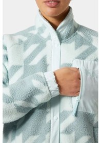 Resim Helly Hansen Kadın Imperial Printed Pile Snap Mont Mavi 