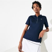 Resim Lacoste Sport Kadın Slim Fit Lacivert Polo 