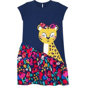 Resim Denokids Mshb&g Süslü Leo Kız Çocuk Elbise Lacivert 