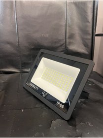 Resim Genel Markalar 100 Watt Led Projektör Ip65 Dış Mekan Led Aydınlatma Armatürü Yeşil Işık 