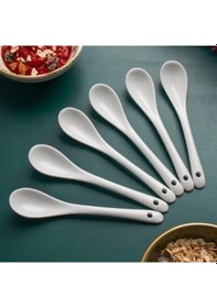 Resim Porselen Baharat Kaşığı 1 Adet Çok Renkli 