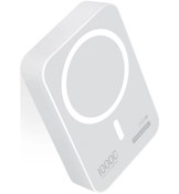 Resim Mars Mobıle 10.000 mAh PD 15W Magsafe Kablosuz Wireless Taşınabilir Şarj Cihazı Beyaz Powerbank 