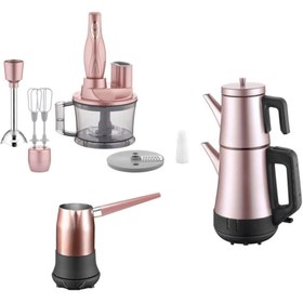 Resim Aryıldız Mania Mini Rosegold Elektro Set 