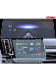 Resim Renault Austral 2023-2024 Hayalet Gösterge Ve Multimedya Uyumlu Set Mat Ekran Koruyucu 